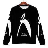 Thumbnail for OOTO - BIG STEPPIN GLYPHIC - WT/BK - D85 Men's All Over Print Sweatshirt - 1 COLOR -