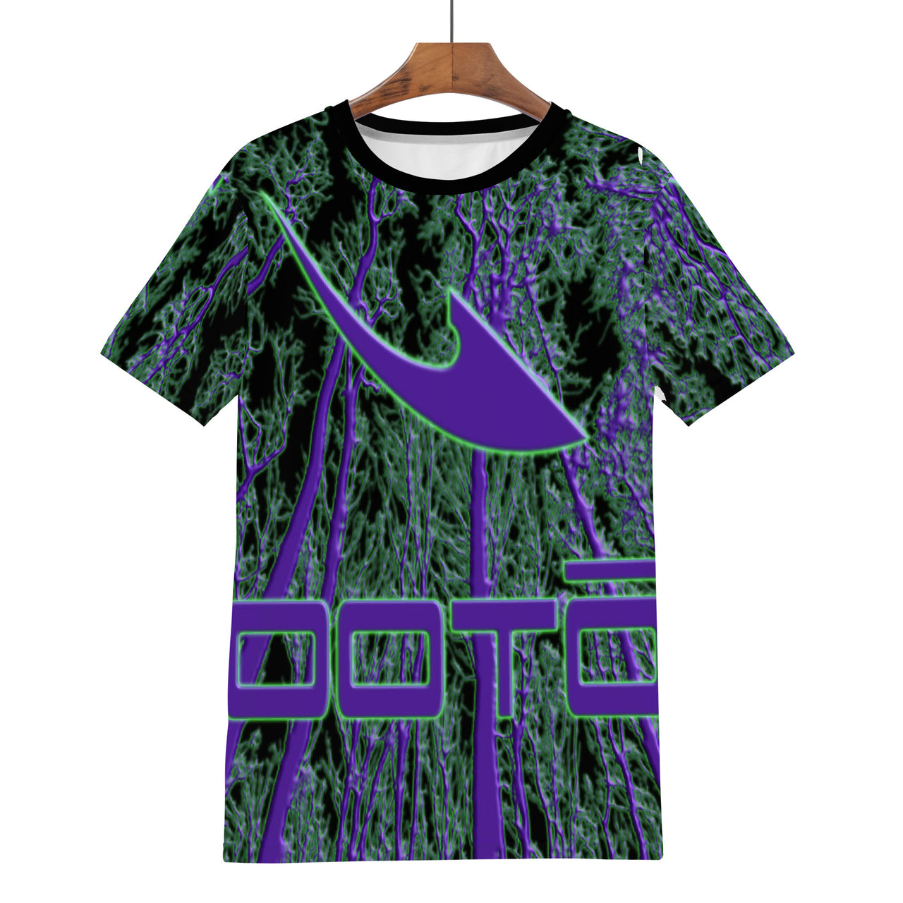 DASH EN EERIE TREES PURPLE - D61 Men's All Over Print T-Shirt - 1 COLOR -