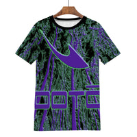 Thumbnail for DASH EN EERIE TREES PURPLE - D61 Men's All Over Print T-Shirt - 1 COLOR -