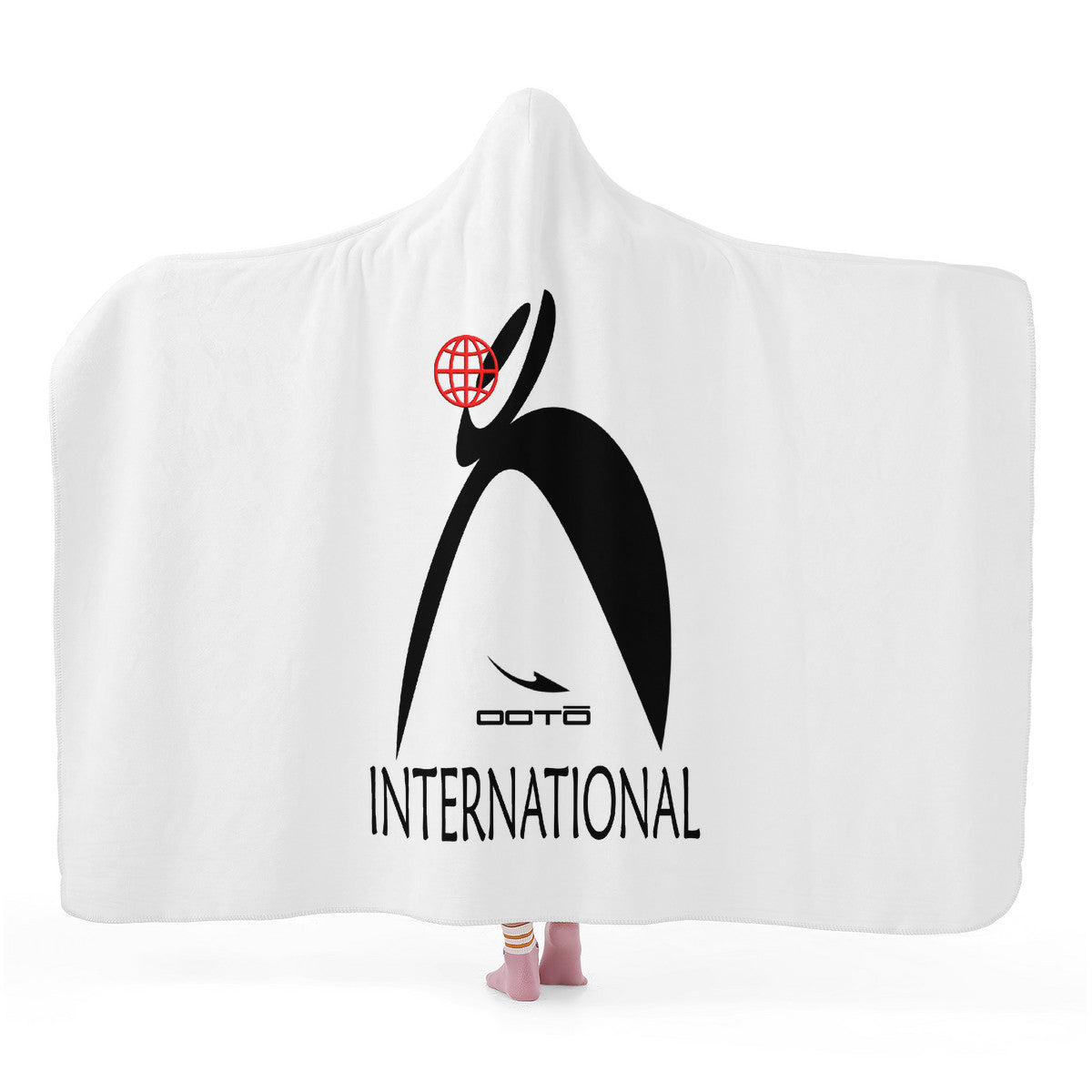 OOTO - BIG STEPPIN GLYPHIC INTERNATIONAL - SF_F15 Hooded Blanket - 2 SIZES - 1 COLOR -