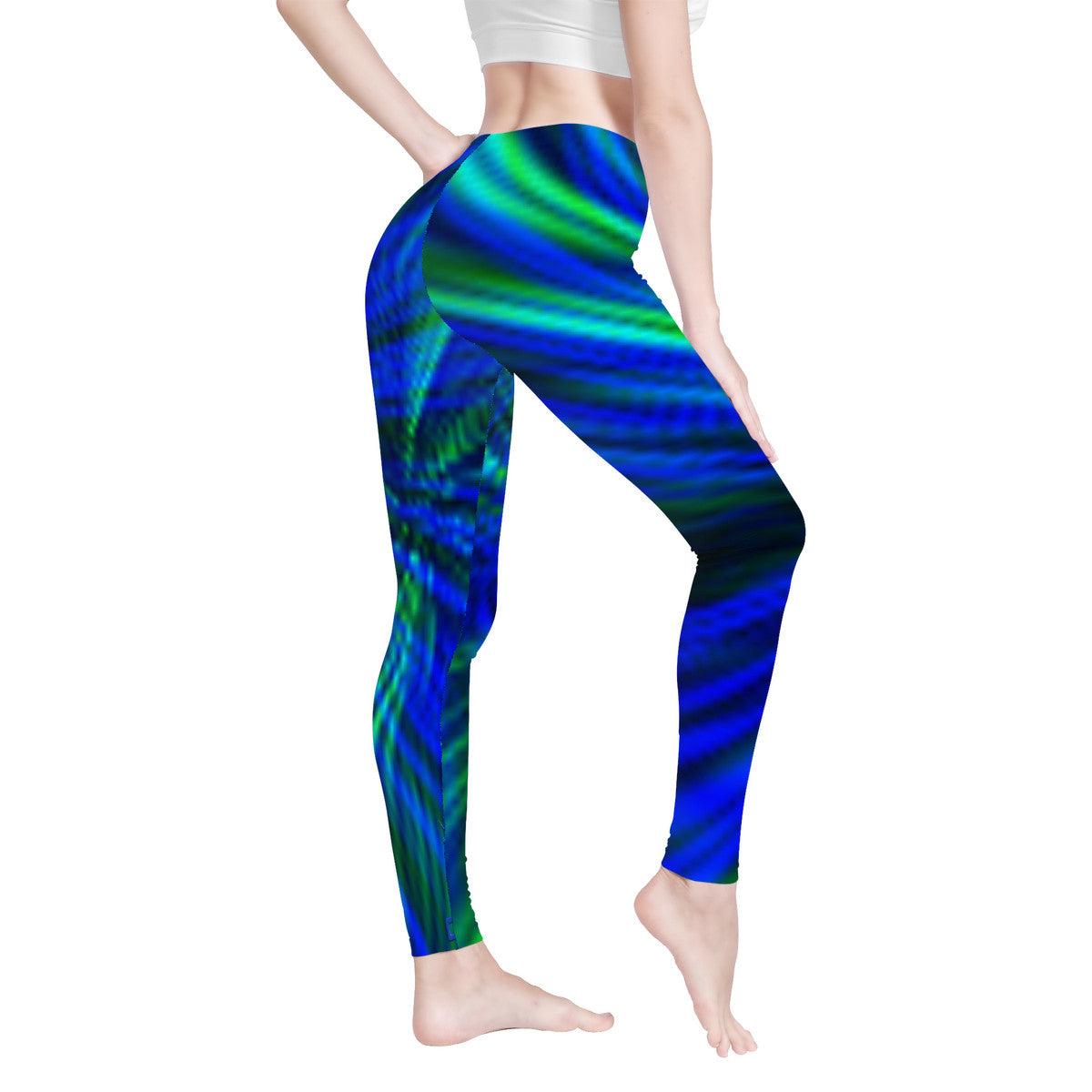 OOTO - A STRANGE PLACE - D48 All-Over Print Yoga Leggings - 1 COLOR -