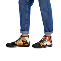 Thumbnail for MO OCT NOV 2024 FWS High-Top Canvas Shoes With Customized Tongue - Black soles - 1 COLOR -