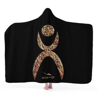 Thumbnail for OOTO - GLYPHIC EN HALTED PHASE X2 NB - SF_F15 Hooded Blanket - 2 SIZES - 1 COLOR -