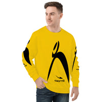 Thumbnail for OOTO - BIG STEPPIN GLYPHIC - BK/MZ - D85 Men's All Over Print Sweatshirt - 1 COLOR -