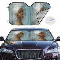 Thumbnail for OOTO - YOUNG SWISS WOMAN X ARTIST UNKNOWN / CIRCA 1800 - HC_T36 Car Windshield Sunshade (multi-size) - 2 SIZES - 1 COLOR -