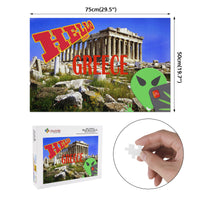 Thumbnail for OOTO - AL POSTCARD SELFIE - HELLO FROM GREECE - PUZZLE_H2 Chipboard Jigsaw Puzzle (1000-Piece) -