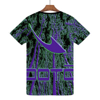 Thumbnail for DASH EN EERIE TREES PURPLE - D61 Men's All Over Print T-Shirt - 1 COLOR -