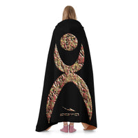 Thumbnail for OOTO - GLYPHIC EN HALTED PHASE X2 NB - SF_F15 Hooded Blanket - 2 SIZES - 1 COLOR -