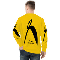 Thumbnail for OOTO - BIG STEPPIN GLYPHIC - BK/MZ - D85 Men's All Over Print Sweatshirt - 1 COLOR -