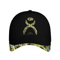 Thumbnail for OOTO - GLYPHIC EN YELLOWED MESS HALTED PHASE - HC_T9 Curved Brim Baseball Cap (AOP)