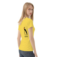 Thumbnail for GLYPHIC BIG STEPPIN INTERNATIONAL - D65 Women's All-Over Print T shirt - 1 COLOR -