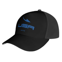 Thumbnail for OOTO - USA DASH EN BLUE - HC_T1 Curved Brim Baseball Cap - 1 COLOR -