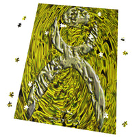 Thumbnail for OOTO - GLYPHIC EN YELLOWED MESS HALTED PHASE X 2 - PUZZLE_V1 Cardboard Jigsaw Puzzle (1000-Piece) -