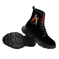 Thumbnail for ITEM 23.) FOUNDER - CROWNED BIG STEPPIN GLYPHIC - KM Chunky Boots - Men sizes 5-15 or Women sizes 5.5-12 - 1 COLOR -