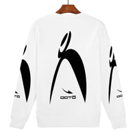 Thumbnail for OOTO - BIG STEPPIN GLYPHIC - BL/WT - D85 Men's All Over Print Sweatshirt - 1 COLOR -