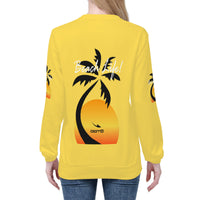 Thumbnail for OOTO - BEACH LIFE! - D84 Women's All Over Print Sweatshirt - COOL DAYS & NIGHT TIME - 1 COLOR -