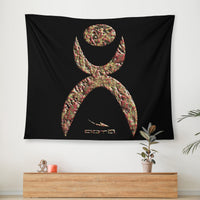 Thumbnail for OOTO - GLYPHIC EN HALTED PASE X2 NB - D34 Wall Tapestry - 3 SIZES -