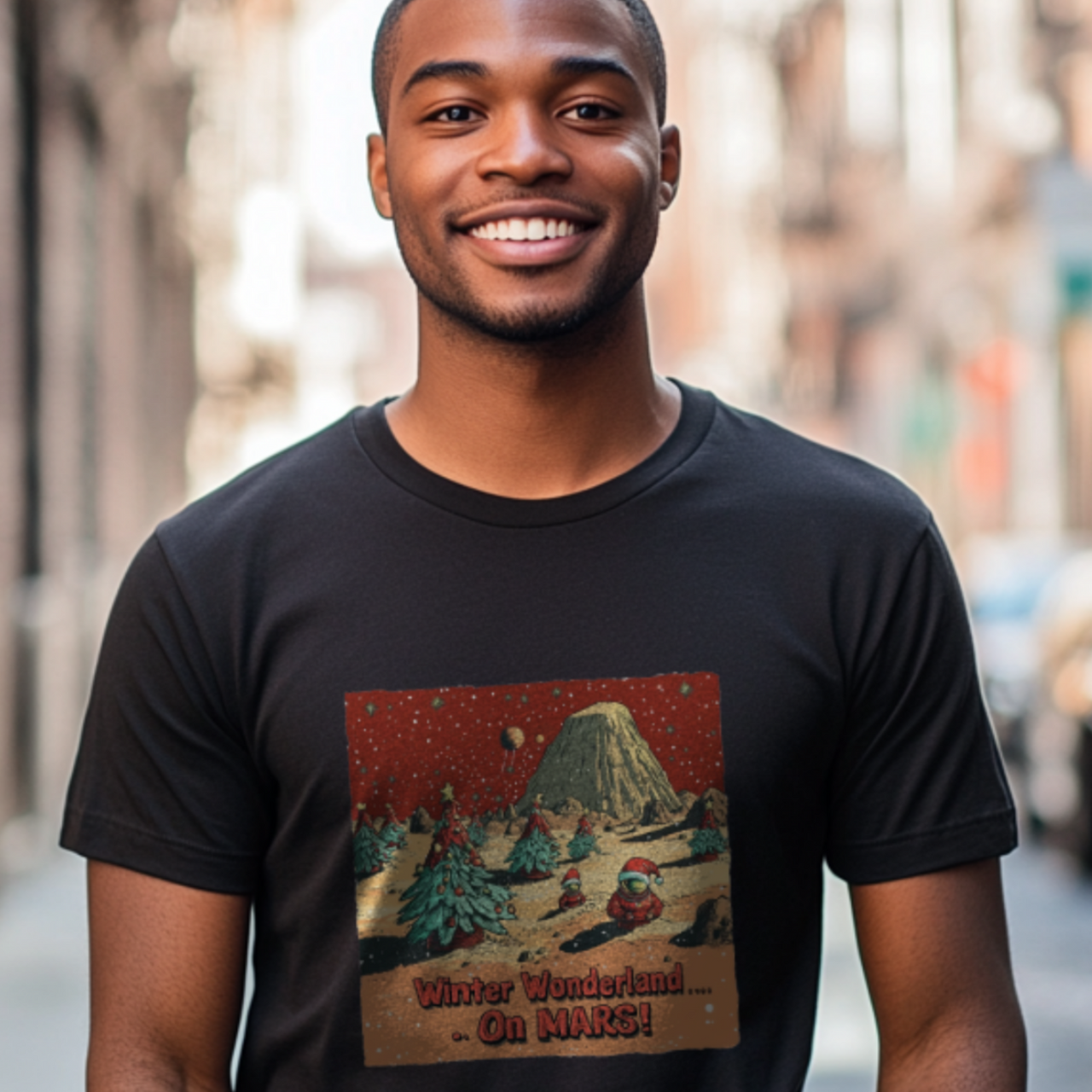 Winter Wonderland ... On MARS! T-Shirt, Mars Tee - 2 COLORS -