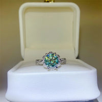 Thumbnail for 2 Carat Moissanite 925 Sterling Silver Ring