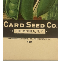 Thumbnail for Antique Vintage 1908 - 1920 ☎️ Pea Box, Fredonia, NY, Famous Card Seed Co. 😍