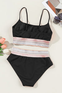 Thumbnail for Scoop Neck Spaghetti Strap Two-Piece Swim set - T - 2 COLORS -