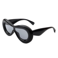 Thumbnail for Cramilo - Argo - Oversized Y2K Inflated Frame One Piece Lens Sunglasses - 6 COLORS -