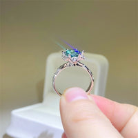 Thumbnail for 2 Carat Moissanite 925 Sterling Silver Ring