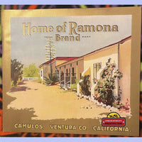 Thumbnail for 1900s - 1924 Antique Home of Ramona Crate Label, Helen Hunt Jackson, Rancho Camulos, Ventura County, CA