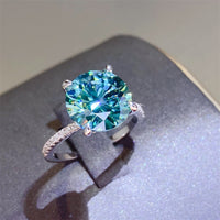 Thumbnail for 5 Carat Moissanite Zircon 925 Sterling Silver Ring