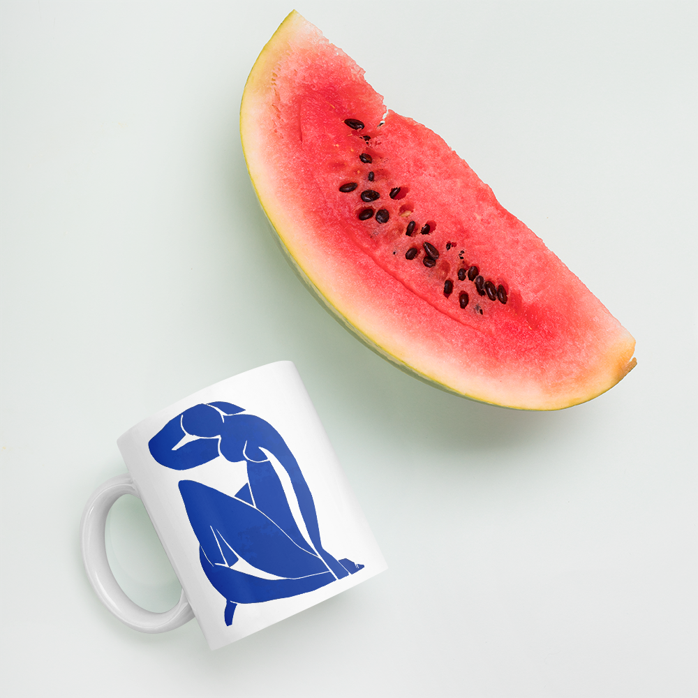 Henri Matisse Blue Nude 1952 Artwork Mug - 2 SIZES - 1 COLOR -