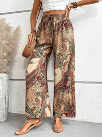 Thumbnail for Printed Wide Leg Pants - Beach or Everyday - T - 5 COLORS -