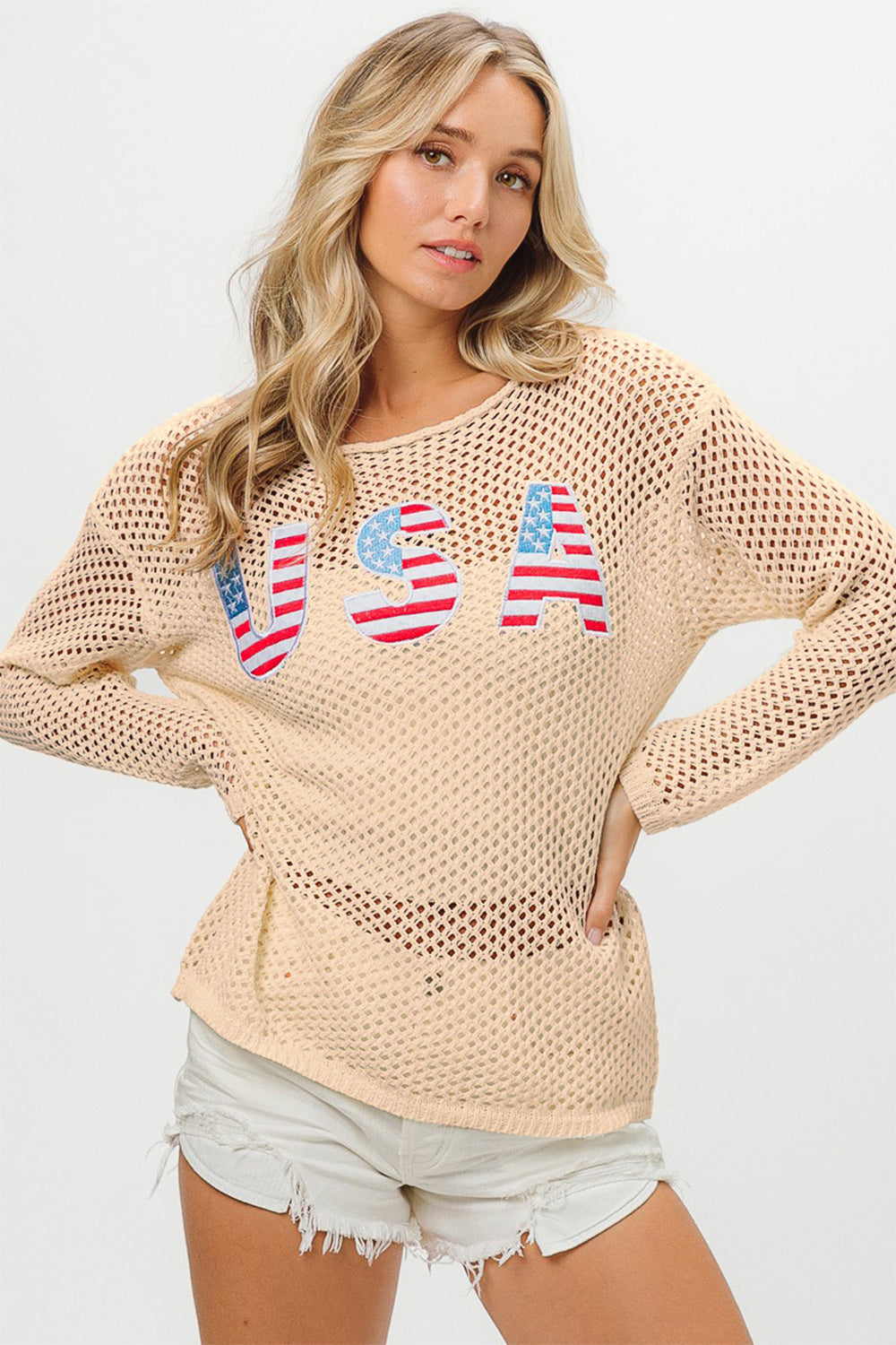 BiBi USA Embroidered Knit Cover Up - Beach or Everyday - T - 1 COLOR -