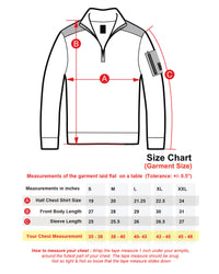 Thumbnail for Mens Long Sleeve Pullover Quarter Zip Mock Neck Polo Sweater - 1 COLOR -