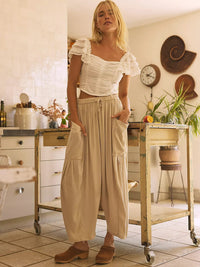 Thumbnail for Full Size Wide Leg Pants with Pockets - T - 9 COLORS -