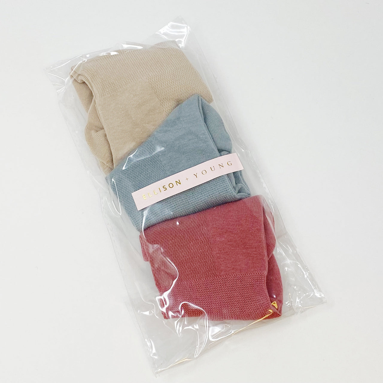 Color of Today Low Ankle Socks Set - 3 PAIRS - 2 COLOR COMBOS -