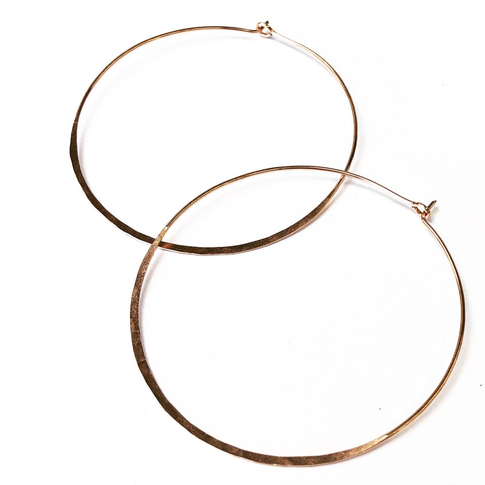 Agapantha - Ritu Hoops - 3 SIZES - 3 FINISHES -