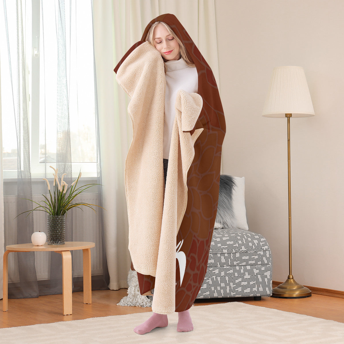 OOTO - AUTUMN PARK - SF_F15 Hooded Blanket - 2 SIZES - 1 COLOR -