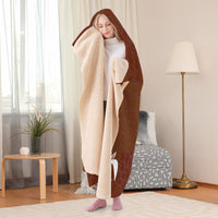 Thumbnail for OOTO - AUTUMN PARK - SF_F15 Hooded Blanket - 2 SIZES - 1 COLOR -