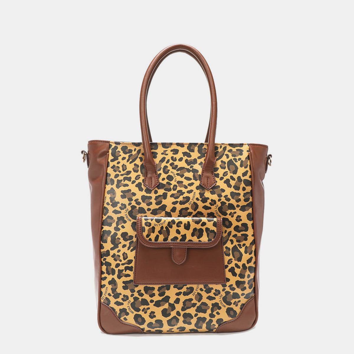 Nicole Lee USA Leopard Large Tote Bag - T - 1 COLOR -