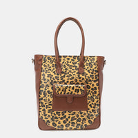 Thumbnail for Nicole Lee USA Leopard Large Tote Bag - T - 1 COLOR -