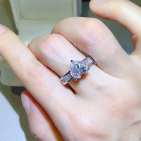 Thumbnail for 3 Carat Moissanite 925 Sterling Silver Ring