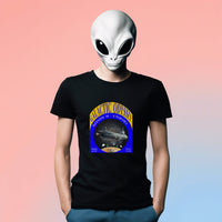 Thumbnail for Galactic Odyssey T-Shirt, Daily Spaceship T-Shirt, Alien Tee - 2 COLORS -