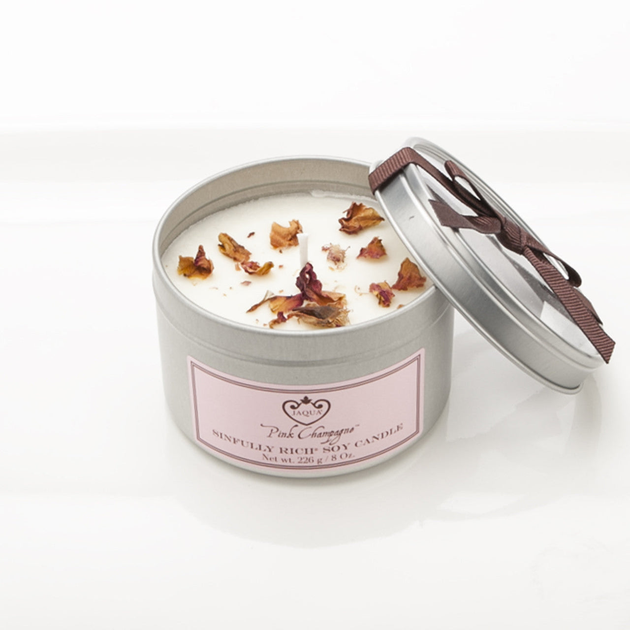 JAQUA - Pink Champagne Natural Soy Candle -