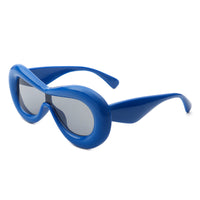 Thumbnail for Cramilo - Argo - Oversized Y2K Inflated Frame One Piece Lens Sunglasses - 6 COLORS -