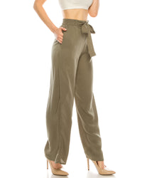 Thumbnail for Mid or High Waist Cropped Skinny or Wide Leg Trouser Pants Culottes - 1 COLOR -