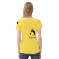 Thumbnail for GLYPHIC BIG STEPPIN INTERNATIONAL - D65 Women's All-Over Print T shirt - 1 COLOR -