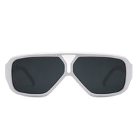 Thumbnail for Cramilo - Skyhaven - Retro Oversized Square Double Bridge Fashion Sunglasses - 6 COLORS -