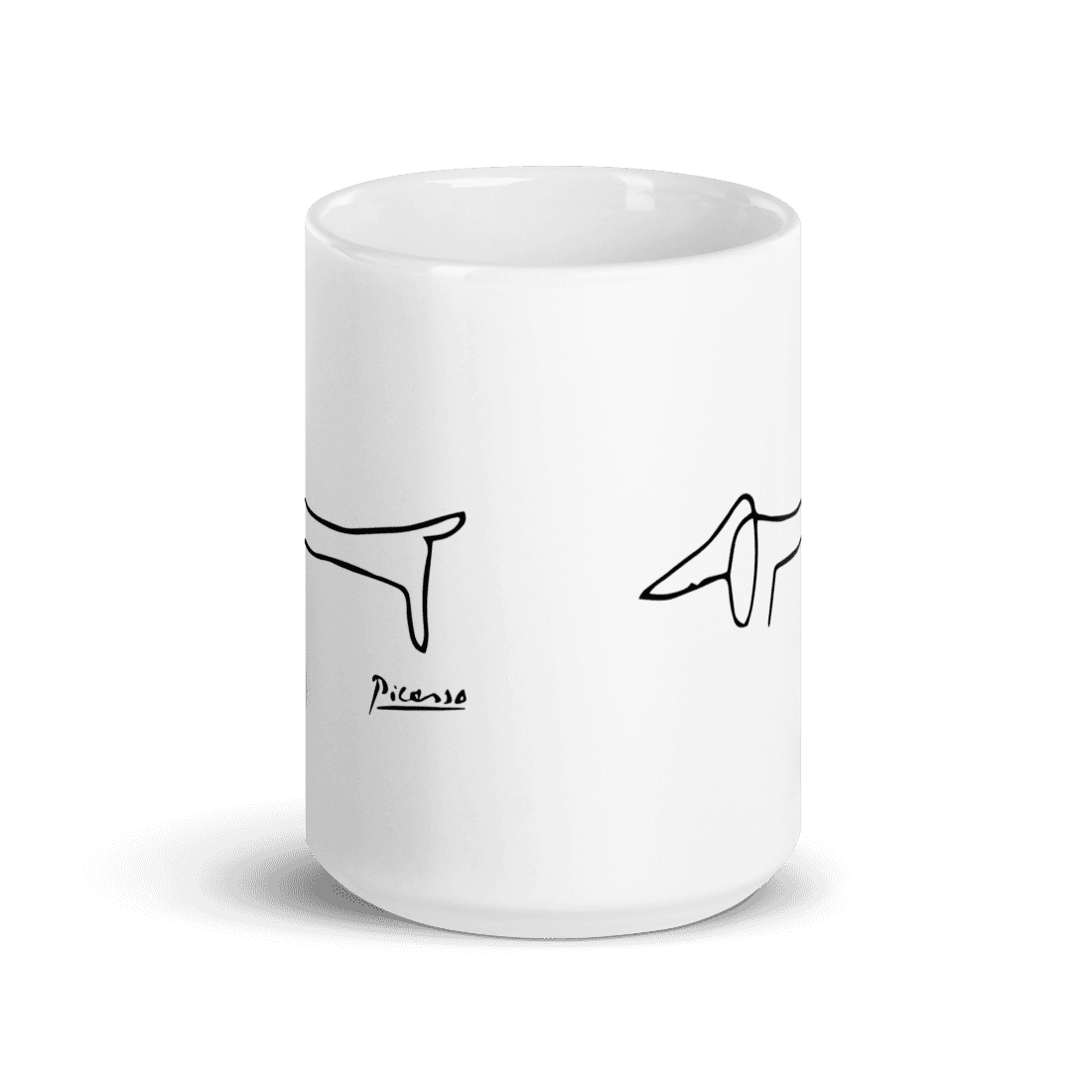 Pablo Picasso Dachshund Dog (Lump) Artwork Mug - 2 SIZES - 1 COLOR -