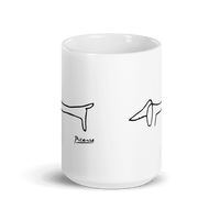 Thumbnail for Pablo Picasso Dachshund Dog (Lump) Artwork Mug - 2 SIZES - 1 COLOR -