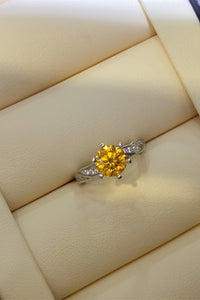 Thumbnail for 2 Carat Moissanite 925 Sterling Silver Ring